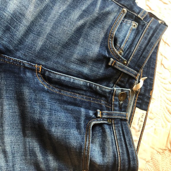 Never worn rag & bone Nina High-Rise Skinny - Irving - Size 23 - Picture 9 of 10